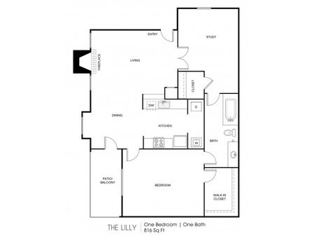 The Lilly One Bedroom One Bath