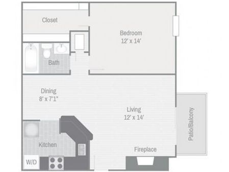 Floor Plan 3 | Nashville Apt | Bellevue West