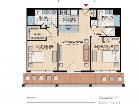 Two Bedroom with Terrace