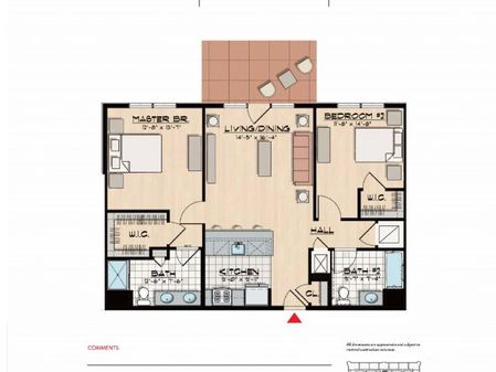 Two Bedroom with Balcony