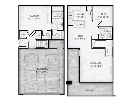 Tribeca 2 Floorplan
