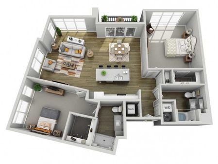 Floor Plan 2I | State Street Station | Apartments in Wauwatosa, WI