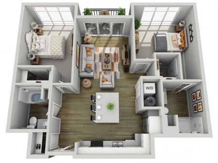 Floor Plan 2C | State Street Station | Apartments in Wauwatosa, WI