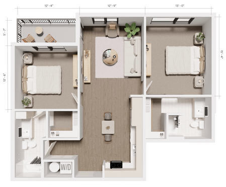 Cascade 3D Floorplan