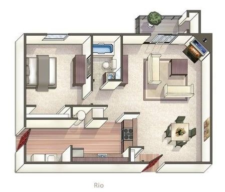 One Bedroom Apartment | Littleton CO Apartments | Summit Riverside Apartments