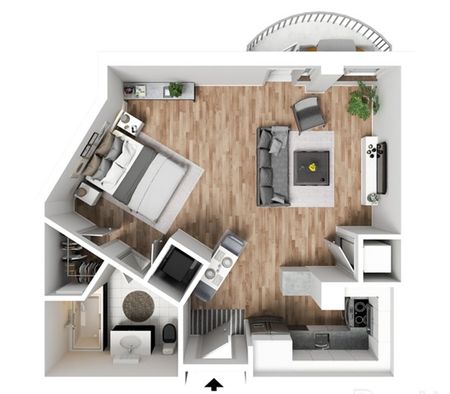 C-1 Furnished Floor Plan