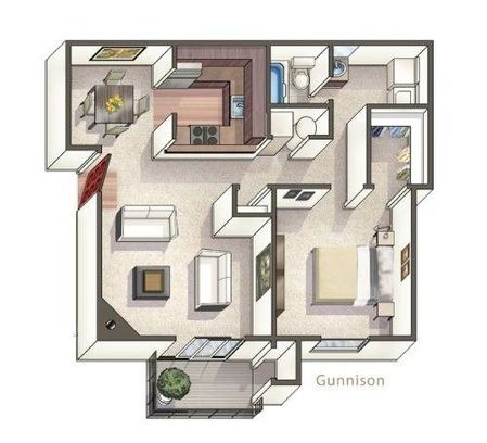 One Bedroom Apartment | Littleton CO Apartments | Summit Riverside Apartments