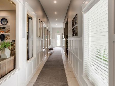 Clubhouse amenity hallway