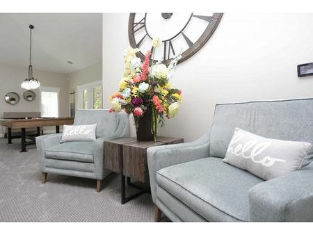 Waiting room seating area
