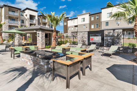 Community Outdoor Seating and Firepit Area