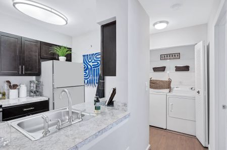 Kitchen and laundry