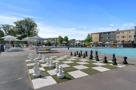 Pool chess board