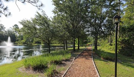 Grandeville at River Place Exterior | Walking trails | Pond | Garden style community
