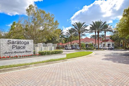 Sarasota Apartments Signage - Saratoga Place