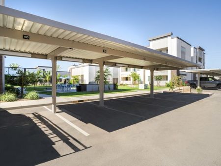 covered parking at acero cooley station