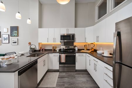 Modern Kitchen | Washington Mill 240 | Apartments Lawrence, MA