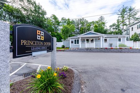 Exterior view from parking area | Princeton Dover  | Dover NH Apartment Buildings