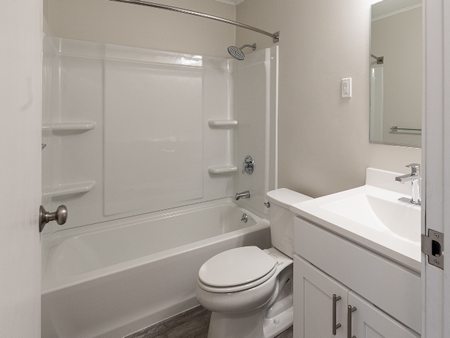Bathroom at Princeton Commons | Apartments in Claremont, NH
