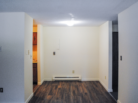 Plank-style flooring at Princeton Commons | Apartments in Claremont, NH