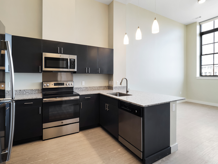 Modern Kitchen | Washington Mill 240 | Lawrence Apartments