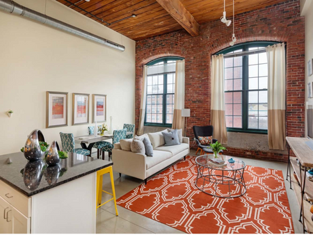 Roomy Living Area | Washington Mill 240 | Apartments Lawrence, MA