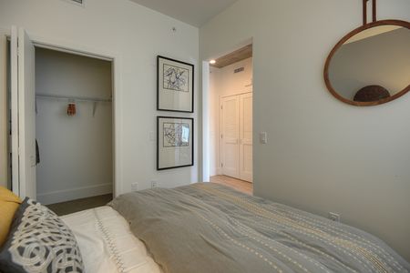 Large bedroom with storage