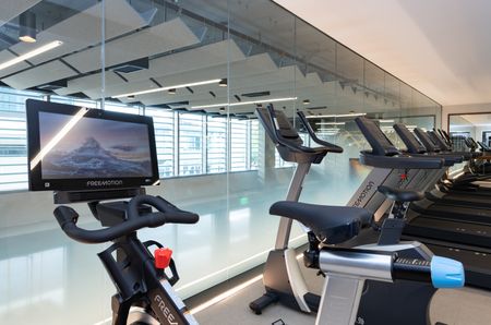 Modera Lake Merritt apartment homes in Oakland club quality fitness center with bikes