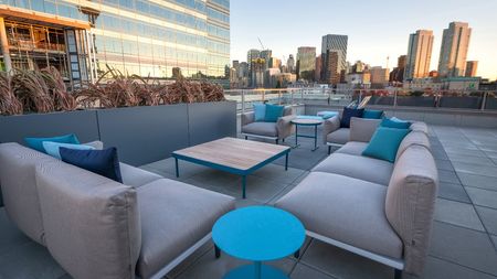 Rooftop social seating
