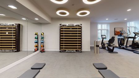Functional training in the fitness center