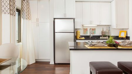 Upgraded Kitchens with White Cabinets and Stainless Appliance