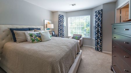 Large Master Bedroom with Bowed Window Option