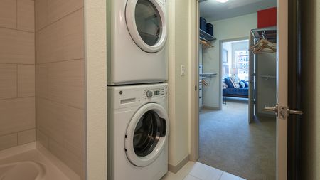 In-Home Full-Sized Stackable Washer and Dryer