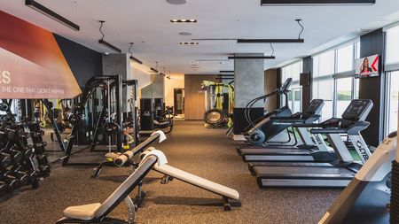 Fitness Center featuring Cardio and Weight Machines