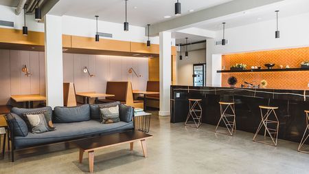 Resident Lounge with ample seating options for work or play