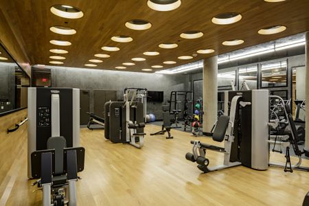 1,000 Square Foot Club Inspired Fitness Center