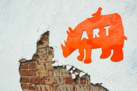 rino art fixture on wall modera art park apartment homes for rent in denver colorado