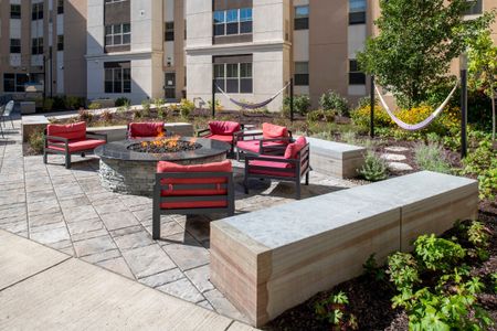 Firepit and seating