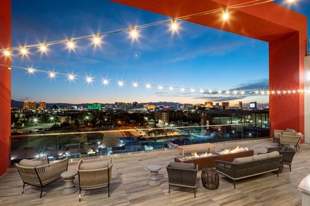 7th Floor Open-Air Deck w/ Lounge, Fire Pits & BBQ Grills