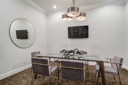Conference room for apartments near downtown Atlanta.