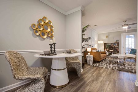 dining and living area