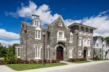 Exterior view of apartments near Tarrytown NY.
