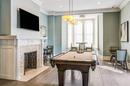 Clubhouse Game Room in an Ossining apartment complex.