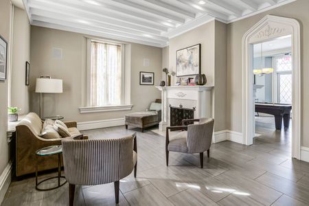 Clubhouse Lounge Seating in an Ossining apartment complex.
