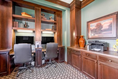 Office with Computers and Printers