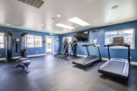 renovated fitness center