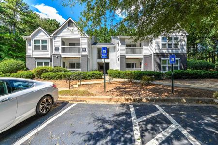 Building exterior of apartments for rent in Acworth, GA.