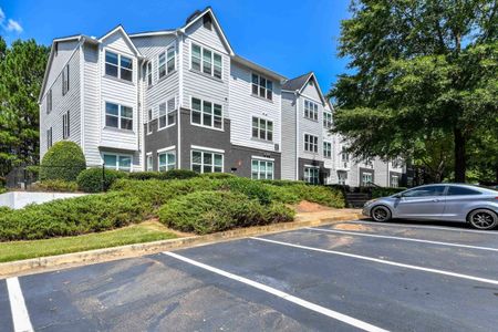 Building exterior of apartments for rent in Acworth, GA.