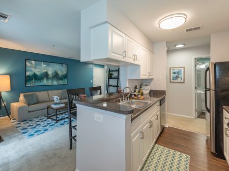 Kitchen with island