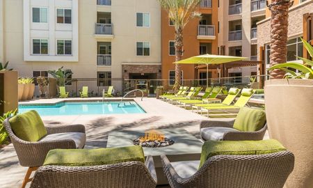 Outdoor Pool + Lounge Chairs