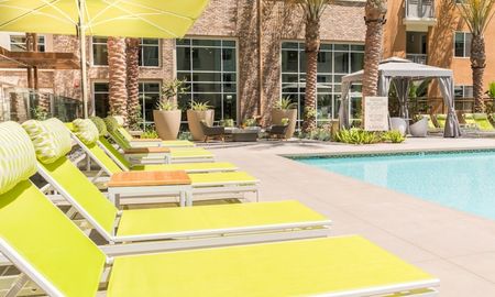 Outdoor Pool + Lounge Chairs